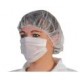 Masque blanc 2 plis barette nasale (boite de 50)